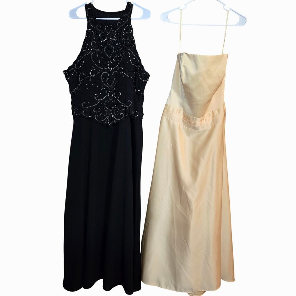 Women's Large 10 12 Formal Dresses Cocktail Party Prom Wholesale lot of 2 L